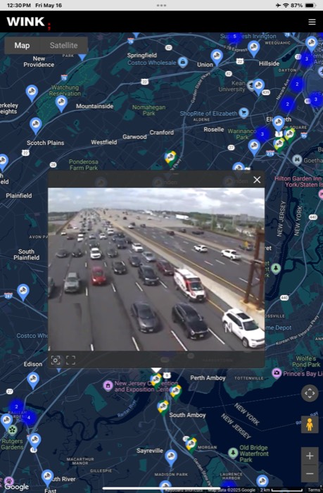 Security Patrol multi-unit scene coordination view