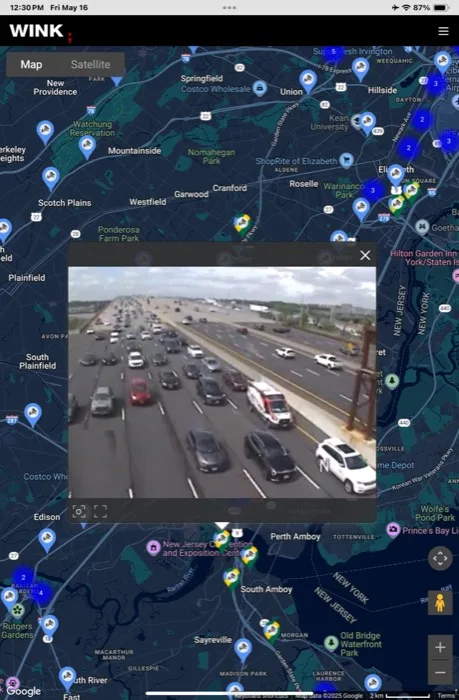 Security Patrol multi-unit scene coordination view